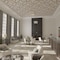 Ekena Millwork 66 56W x 66 56H x 38T Large Laird Decorative Fretwork Wood Ceiling Panels, Walnut CELW67X67X0375LRDWA - alternate 10